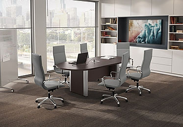 CT05.0B: 8' racetrack conference table