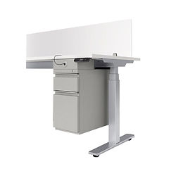 SS02A: BF pedestal for electric sit/stand desks