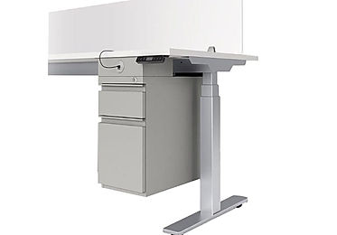 SS02A: BF pedestal for electric sit/stand desks