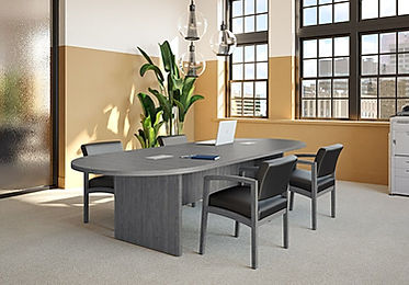 CT05.1B: 8' racetrack conference table