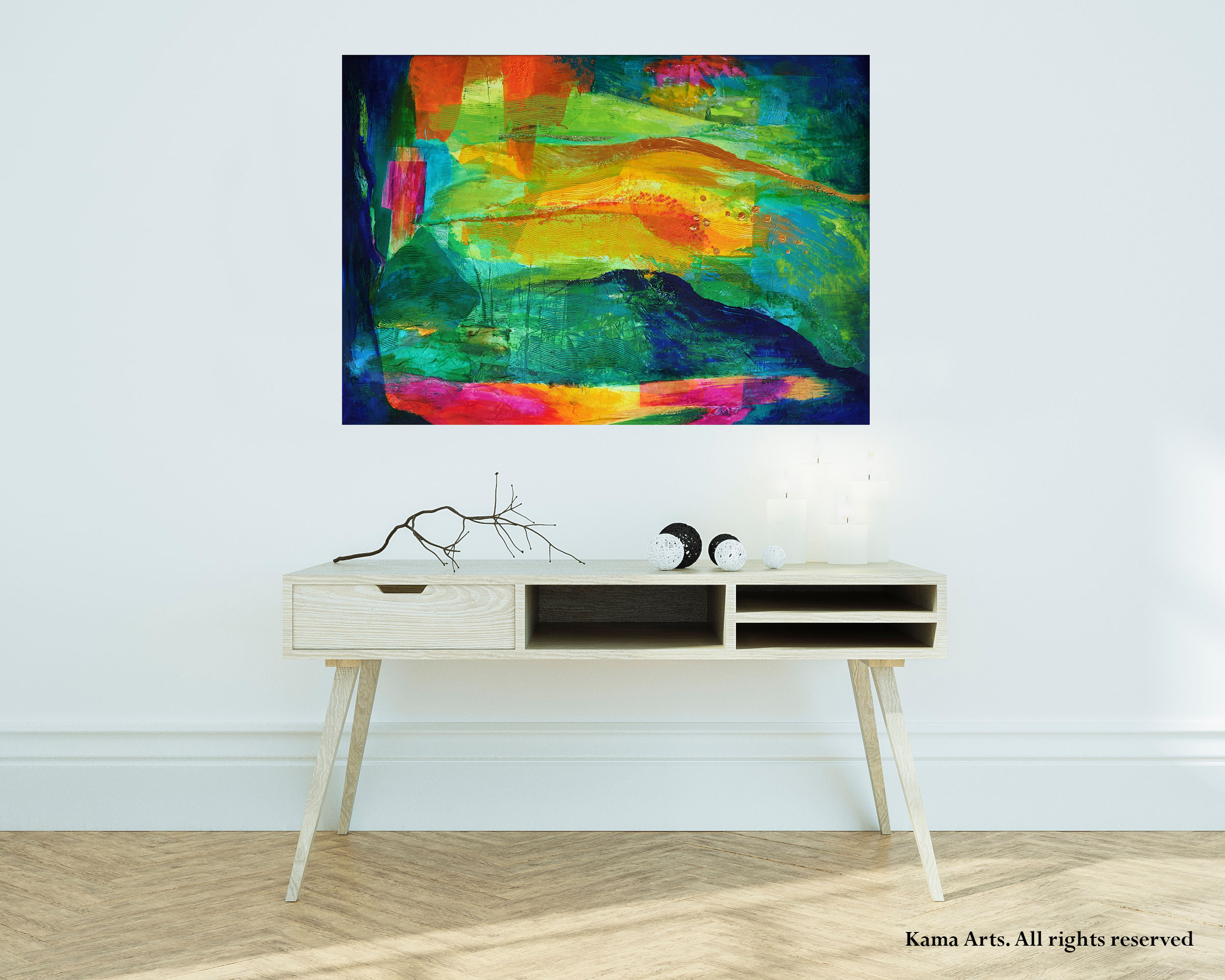 Green Abstract Composition (SOLD)