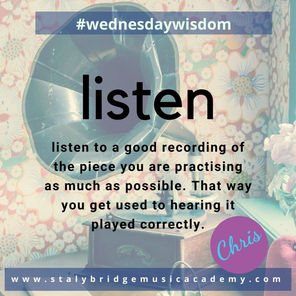 Listen - #wednesdaywisdom