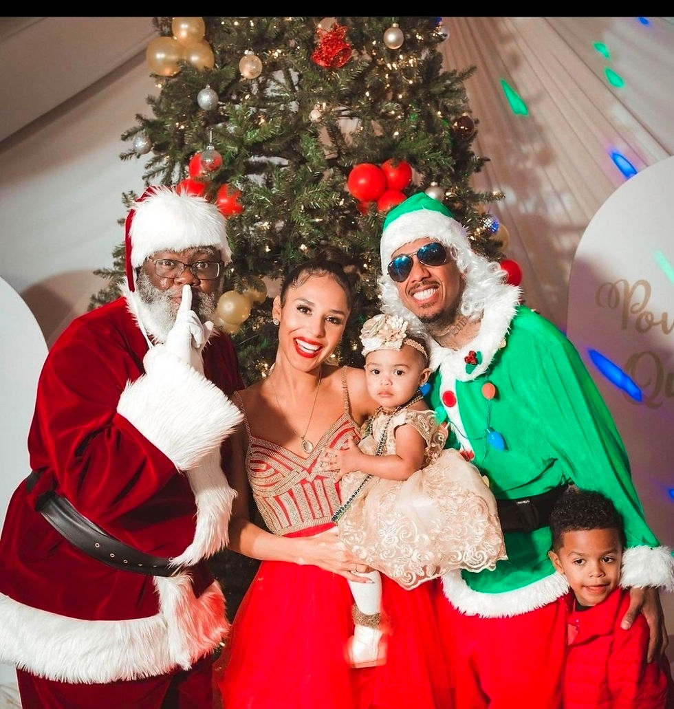 Santa Titus and Nick Cannon