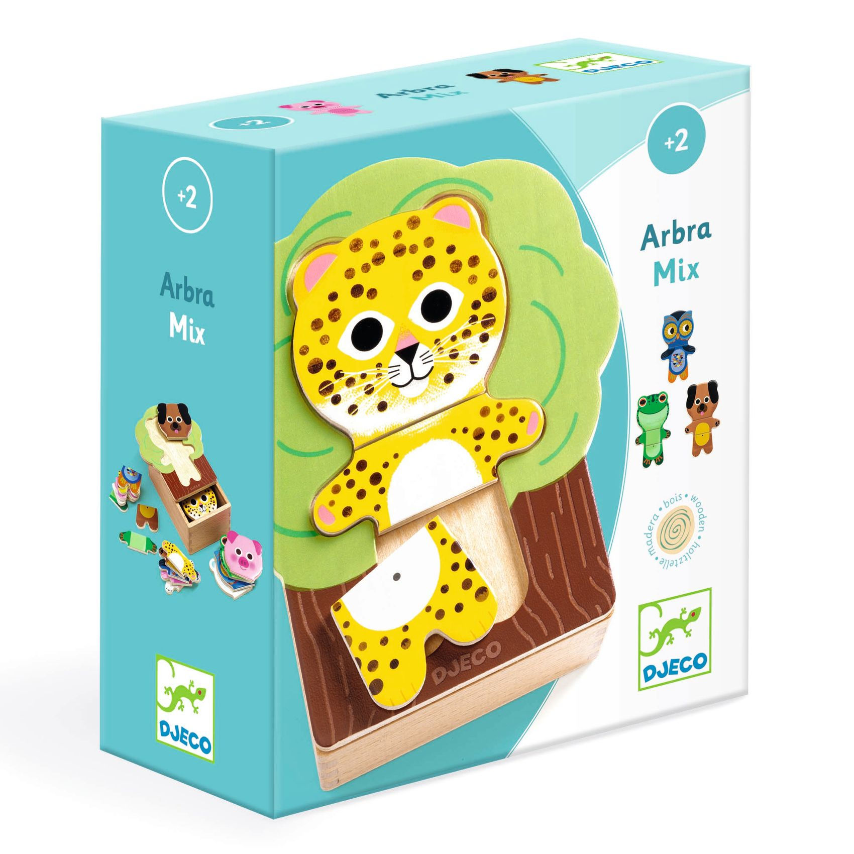 Puzzle bois Arbra Mix - Djeco