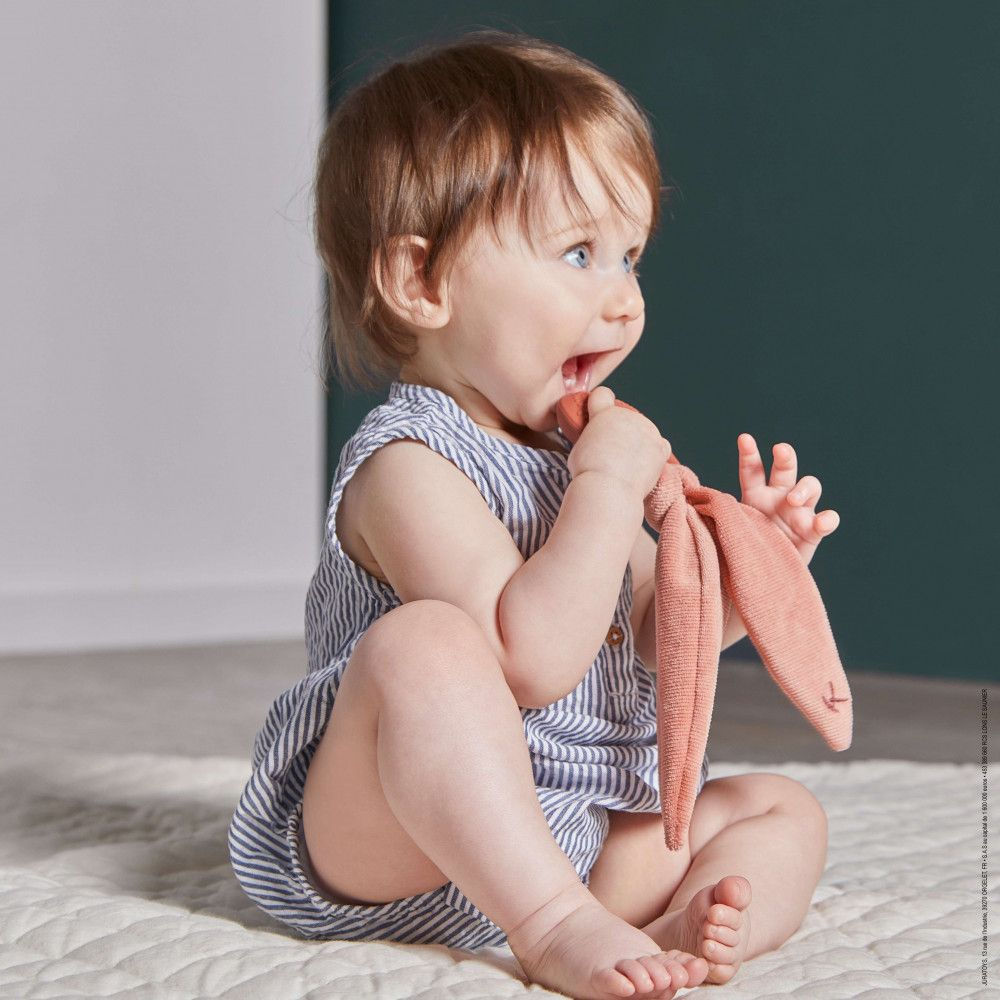 Anneau de dentition en silicone lapin Terracotta - Kaloo