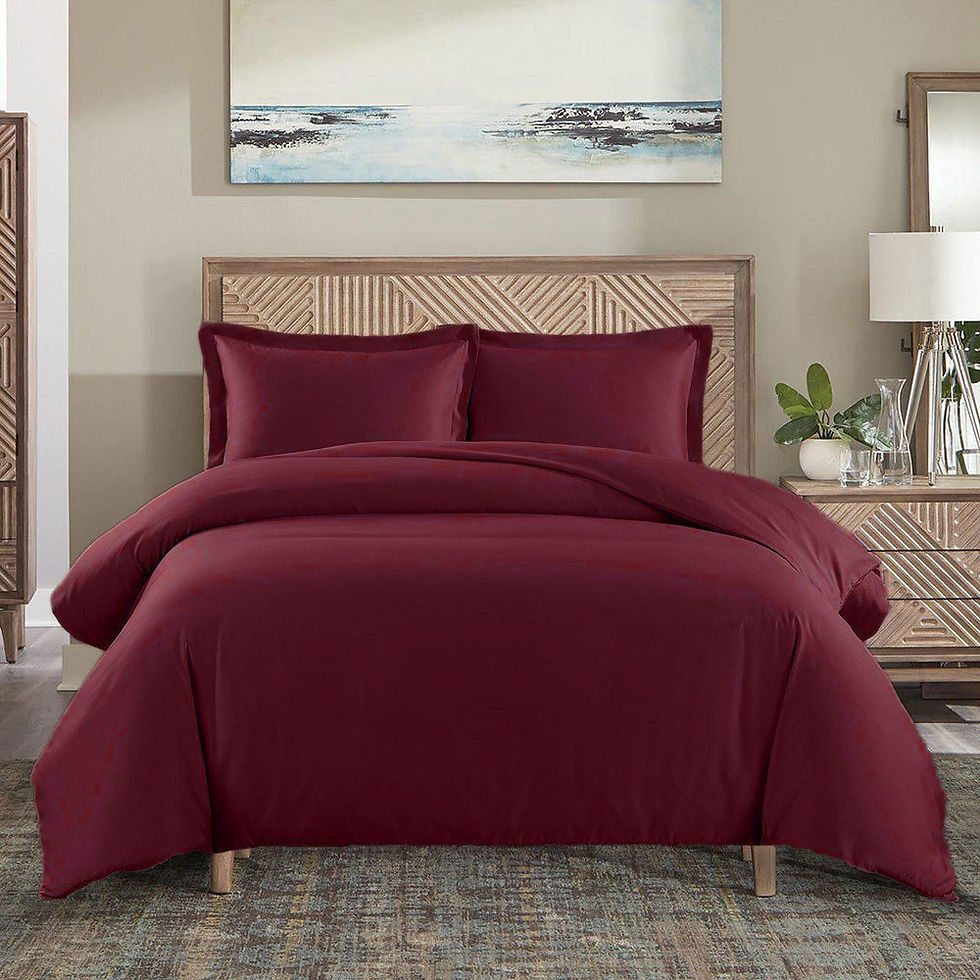 Thumbnail: Cranberry Dream Classic Giza Cotton Duvet Cover Set
