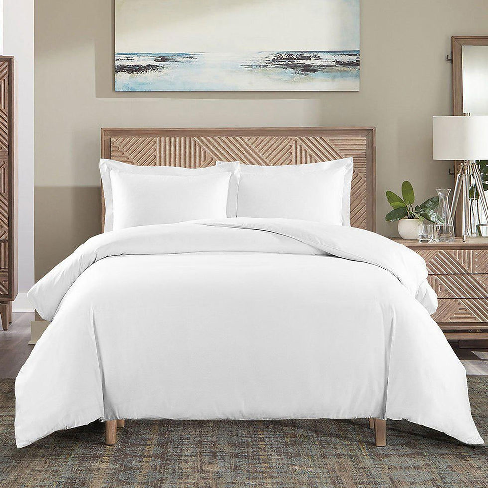 Thumbnail: White Dream Classic Giza Cotton Duvet Cover Set