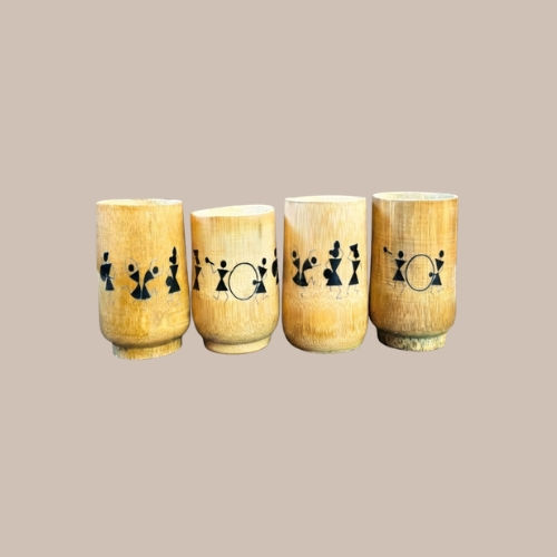 Bamboo water glasses