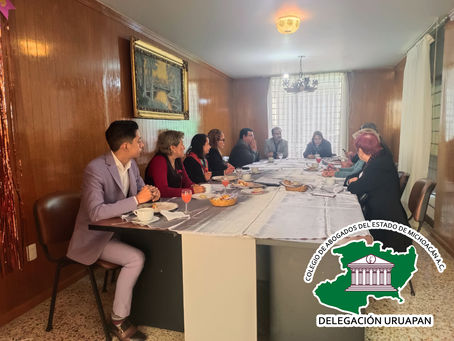Última reunión del año de la Directiva del Colegio Estatal.