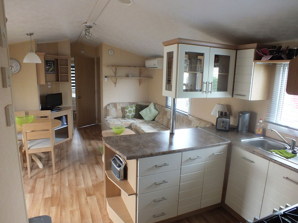 Kitchen and living area