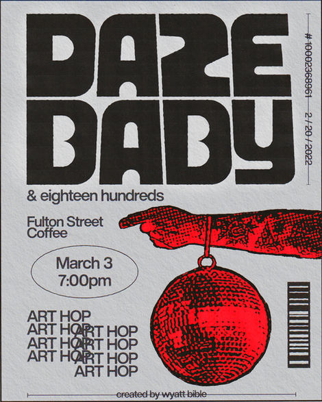 Daze Baby Concert Poster