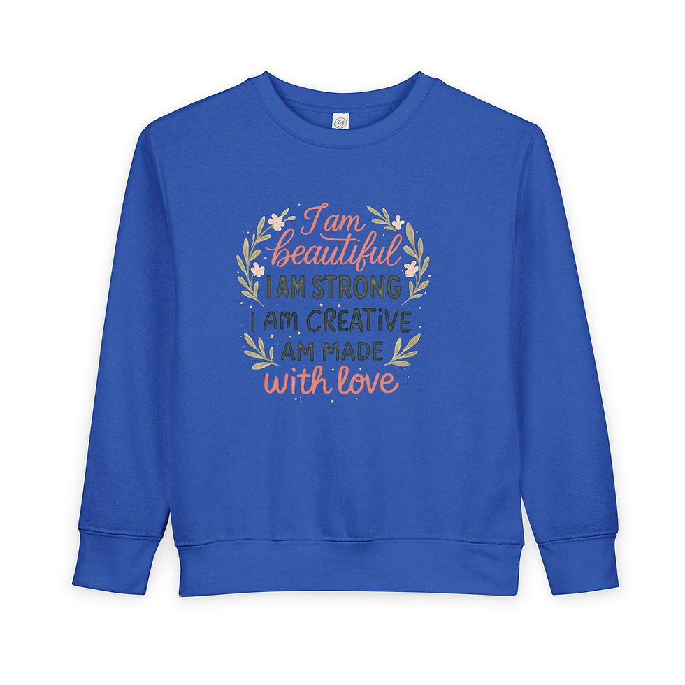 Thumbnail: Toddler Sweatshirt - Creative Love Design