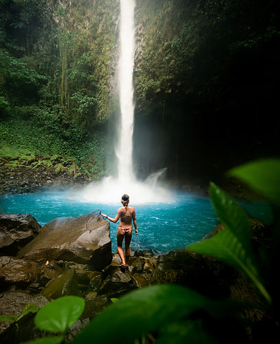 rio celeste, waterfall