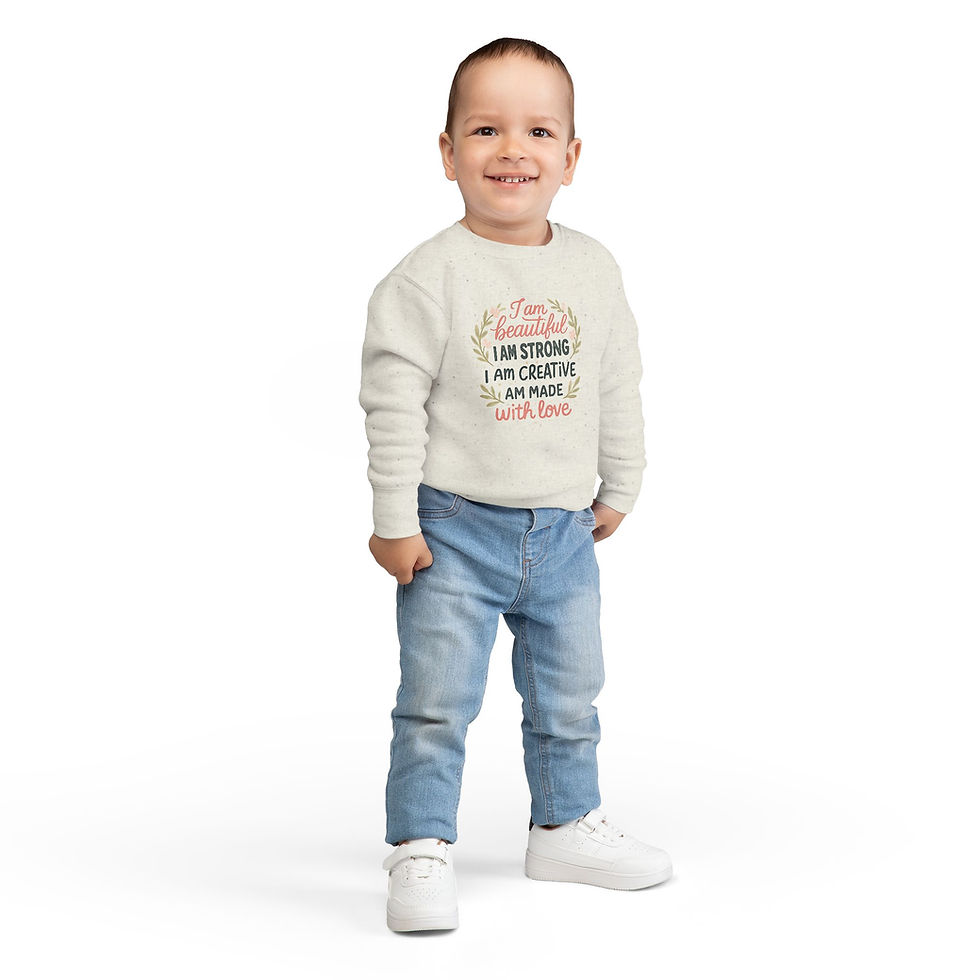 Thumbnail: Toddler Sweatshirt - Creative Love Design