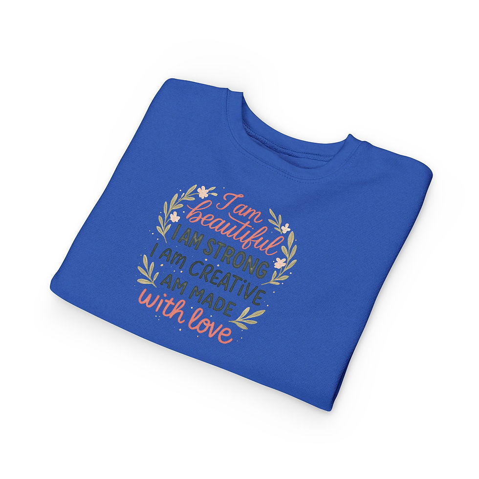 Thumbnail: Toddler Sweatshirt - Creative Love Design