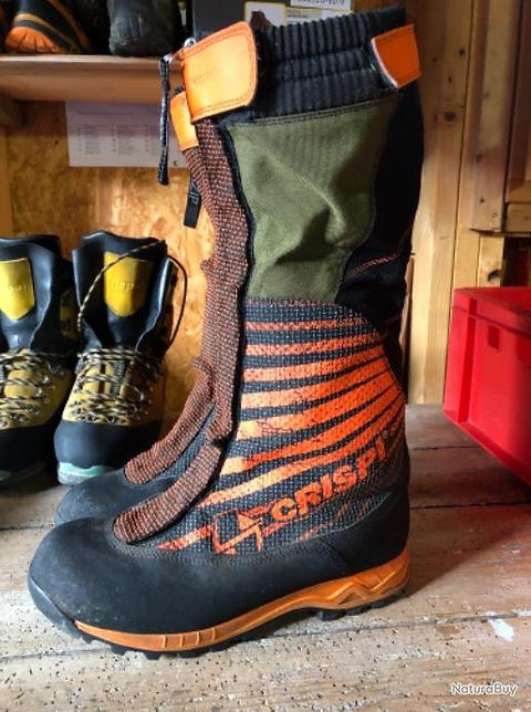 Bottes Homme Crispi Highland Pro Vert/Orange Occasion Nature