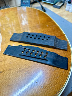 12 string ebony bridge