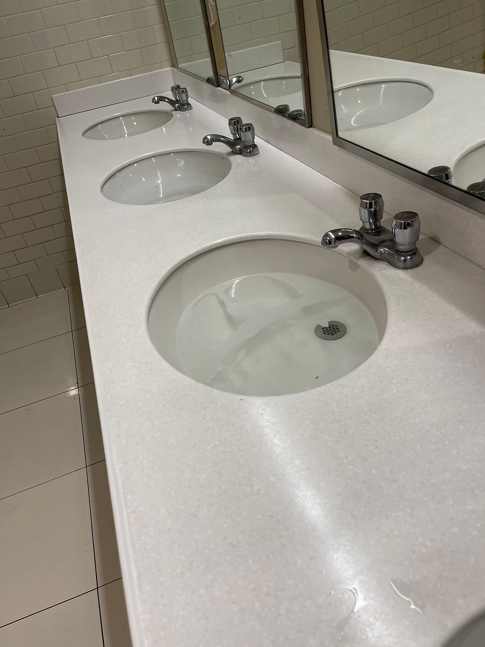 Commercial plumber near you for restroom sink installations