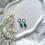 Miniature : Boucles AURÉLIA - Apatite - Communication & Confiance - Argenté
