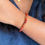 Thumbnail: Bracelet NADÈGE - Jaspe rouge