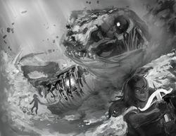 "Remorhaz Fight"