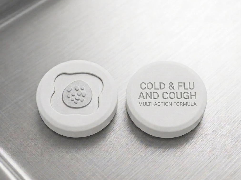 HLZ Cold & Flu and Cough Multi-Action Formula Tablet