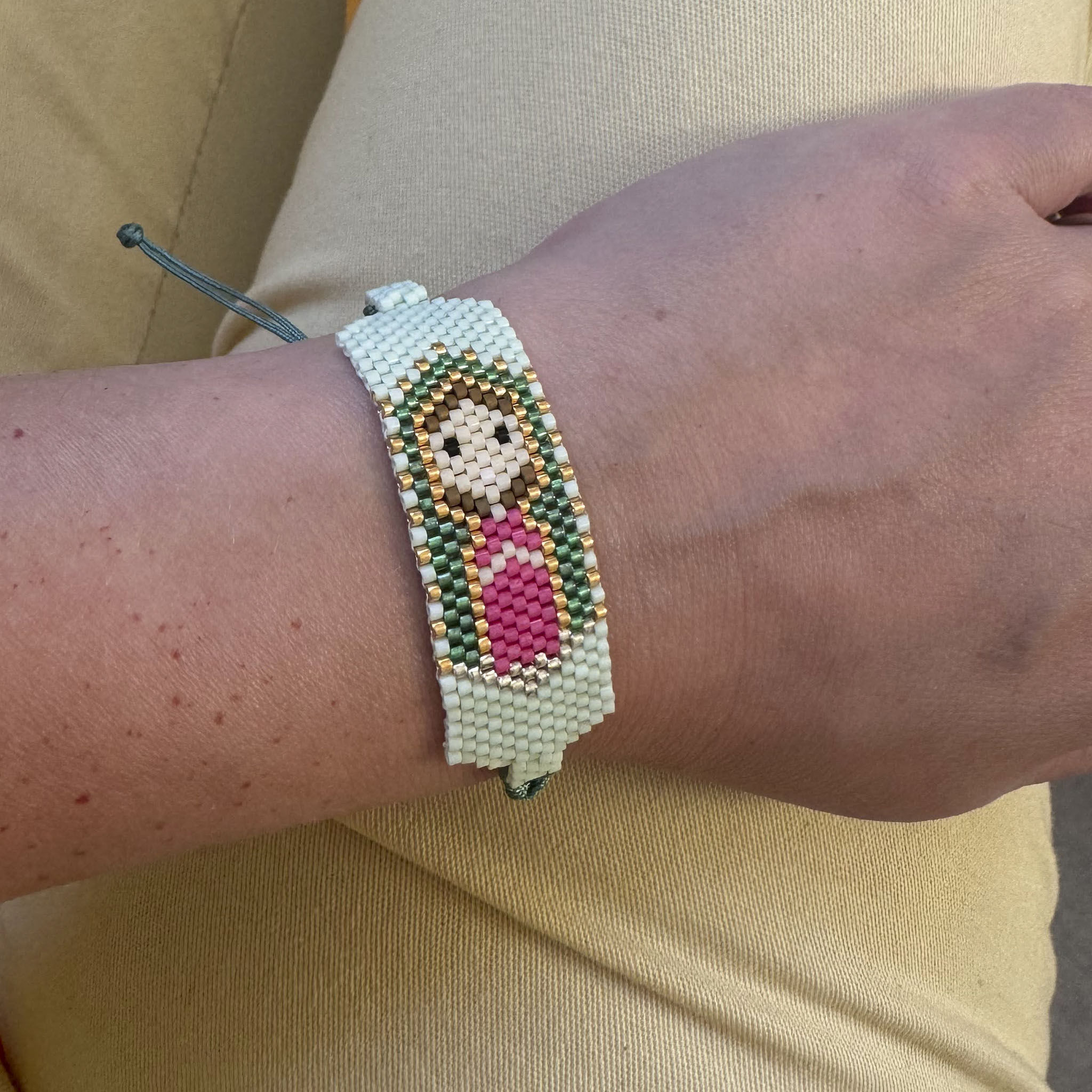 Scapulaire Bracelet vierge de guadalupe