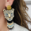 Miniature : Boucles d’oreille Tigre 