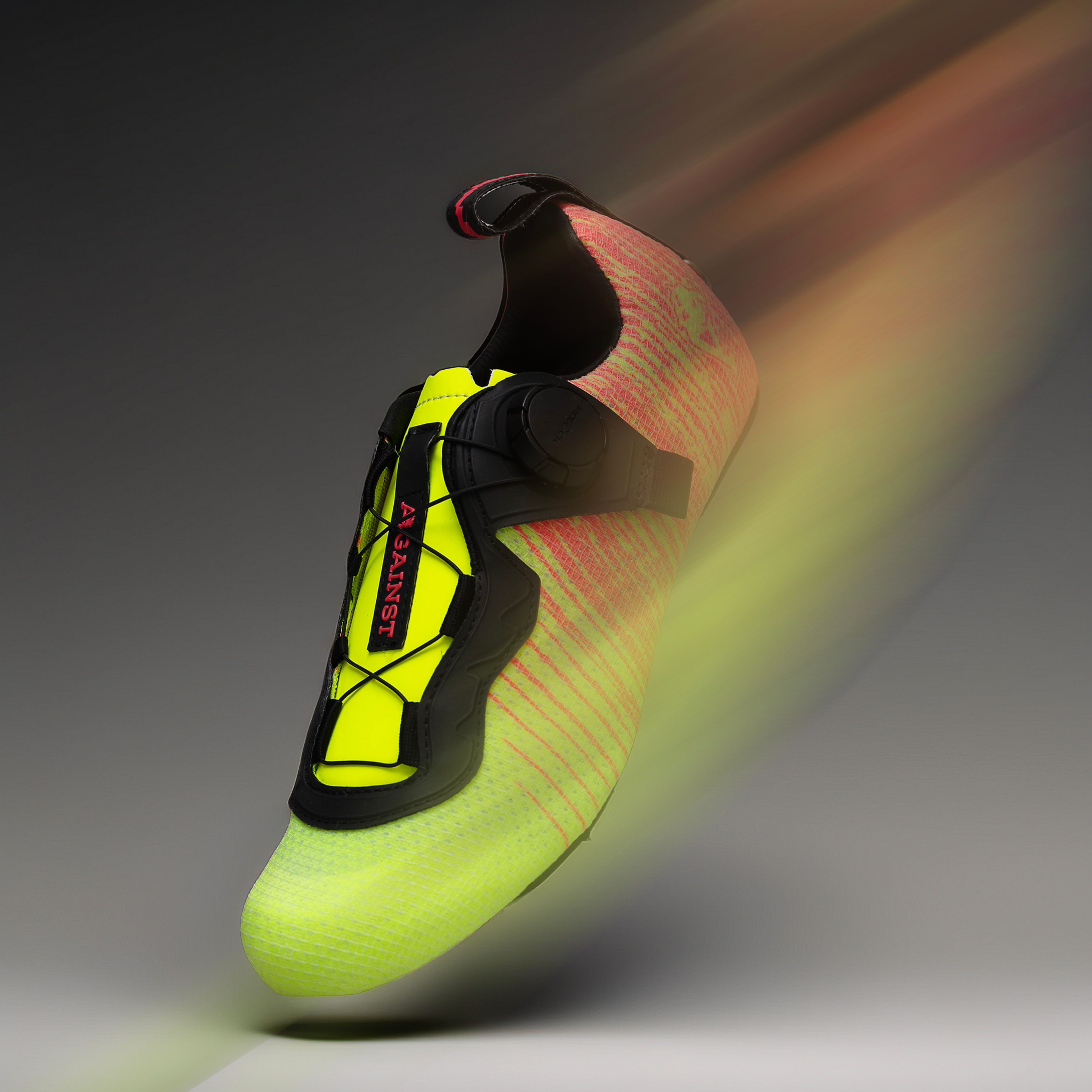 Against Ultraleggera Rotor Rowing Shoe - Pink/Yellow