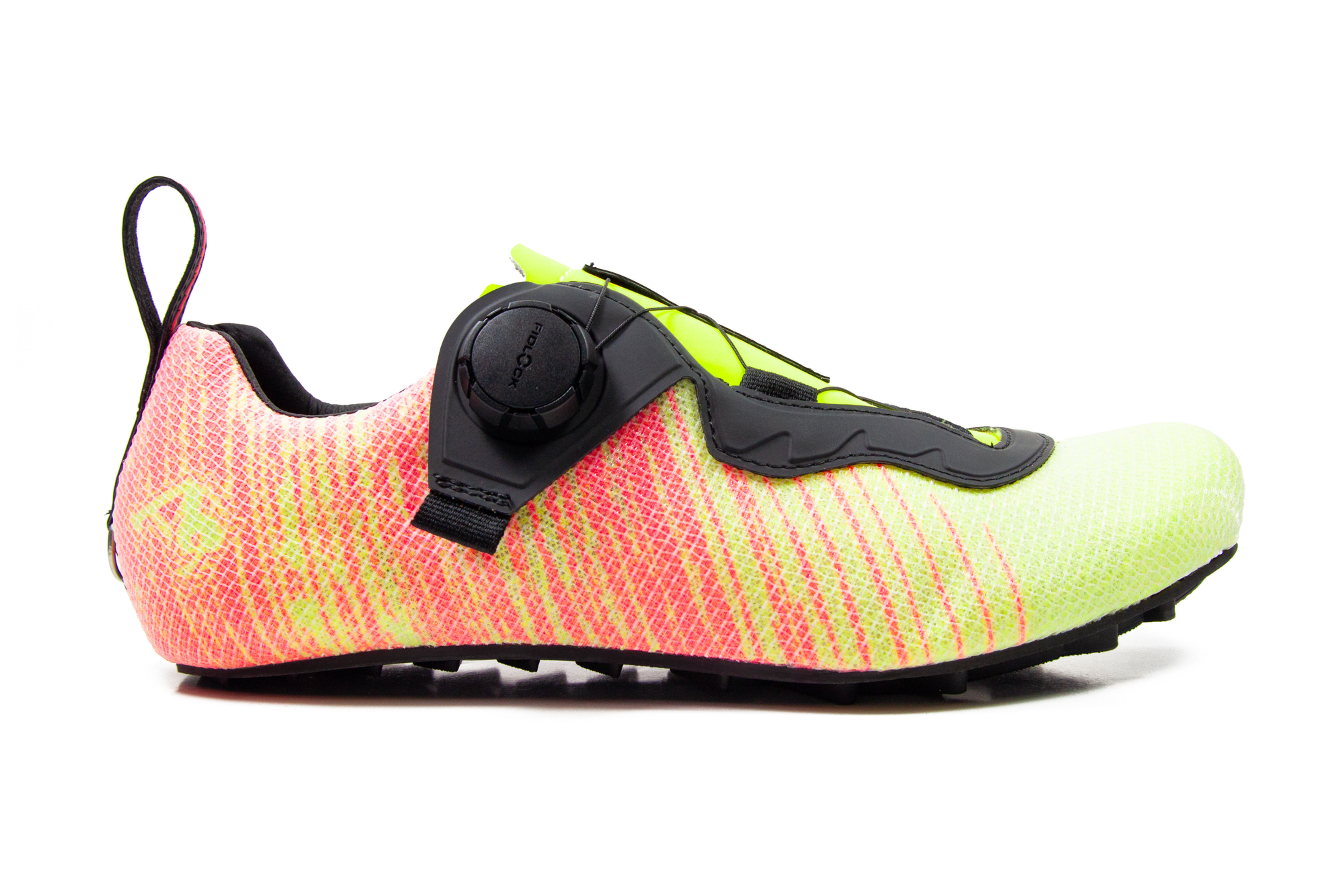 Against Ultraleggera Rotor Rowing Shoe - Pink/Yellow