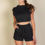 Thumbnail: Cap Sleeve Top And Shorts Sets             