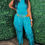 Thumbnail: Fashion Solid Romper Casual Tank Top & Tassel Decor Drawstring Pants Set Skinny 