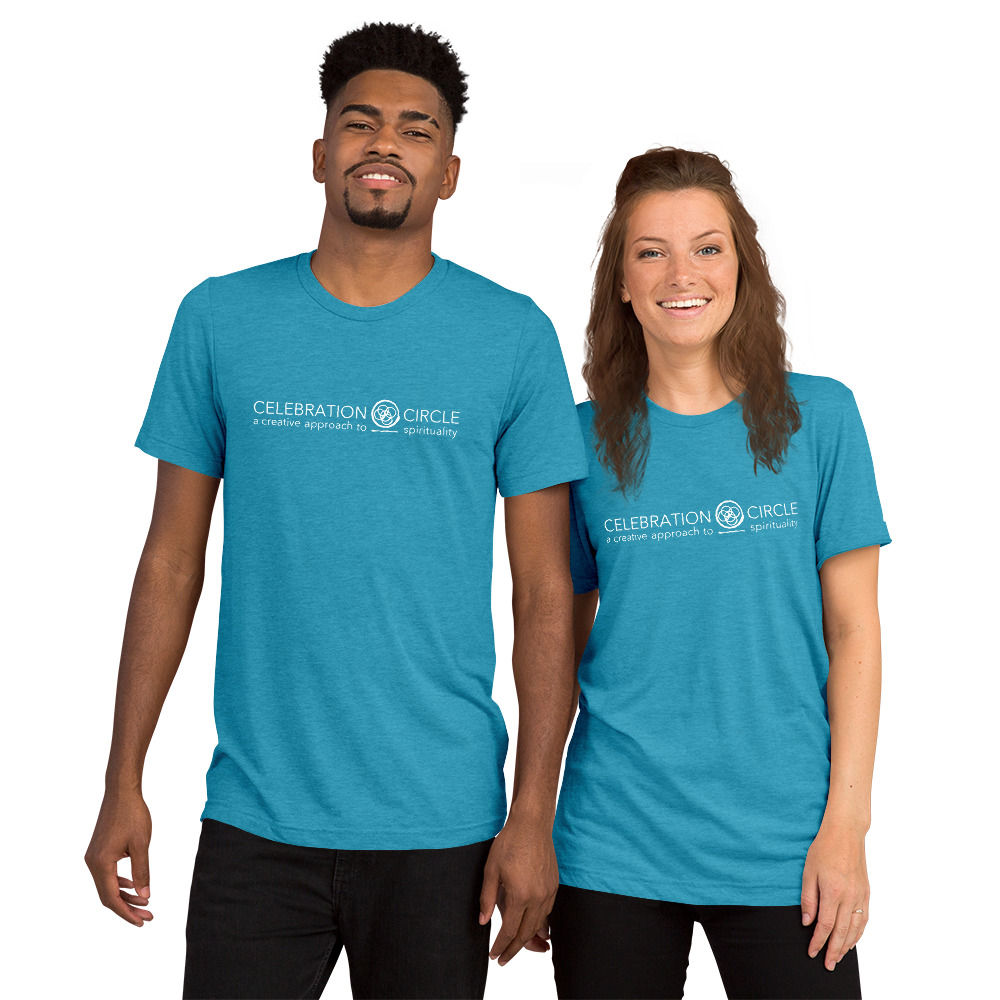 Heather Blend: Unisex  Fitted Cut Short Sleeve Logo T-shirt