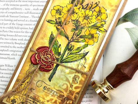 Punto de libro estilo vintage