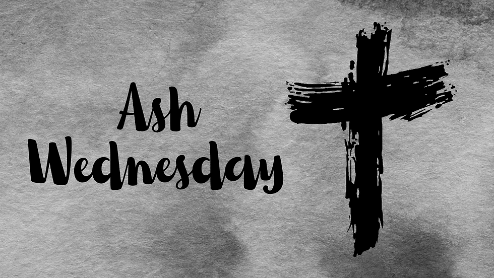 Ash Wednesday Service