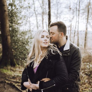 Engagement shoot couple