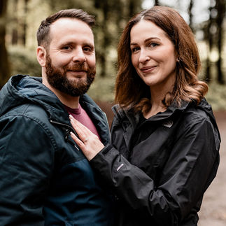 Engagement shoot couple