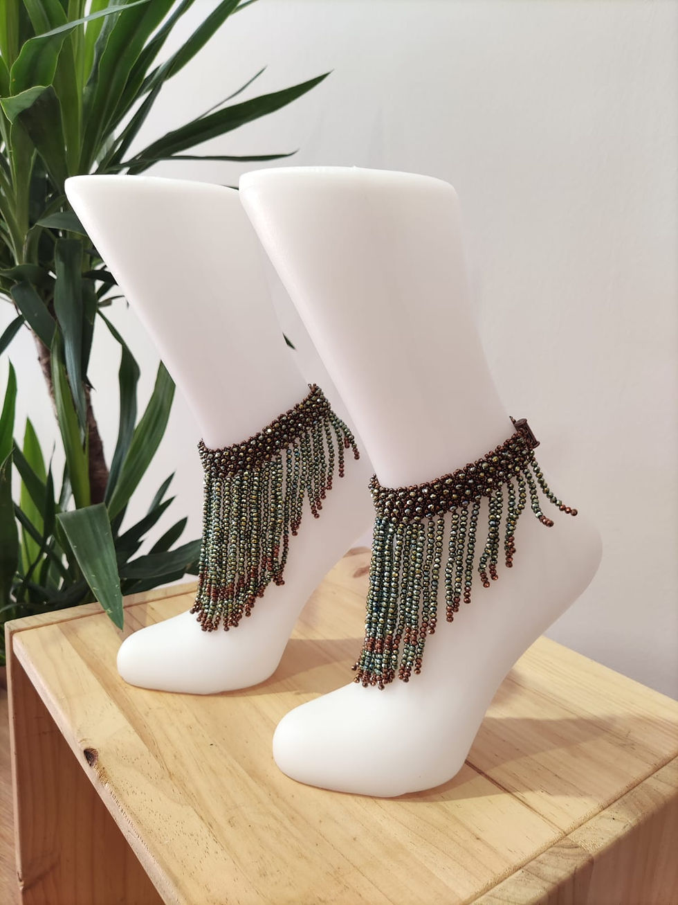 Thumbnail: Special Design Anklet Accessory, Anklet Accessory, Handmade Beaded Anklet Access