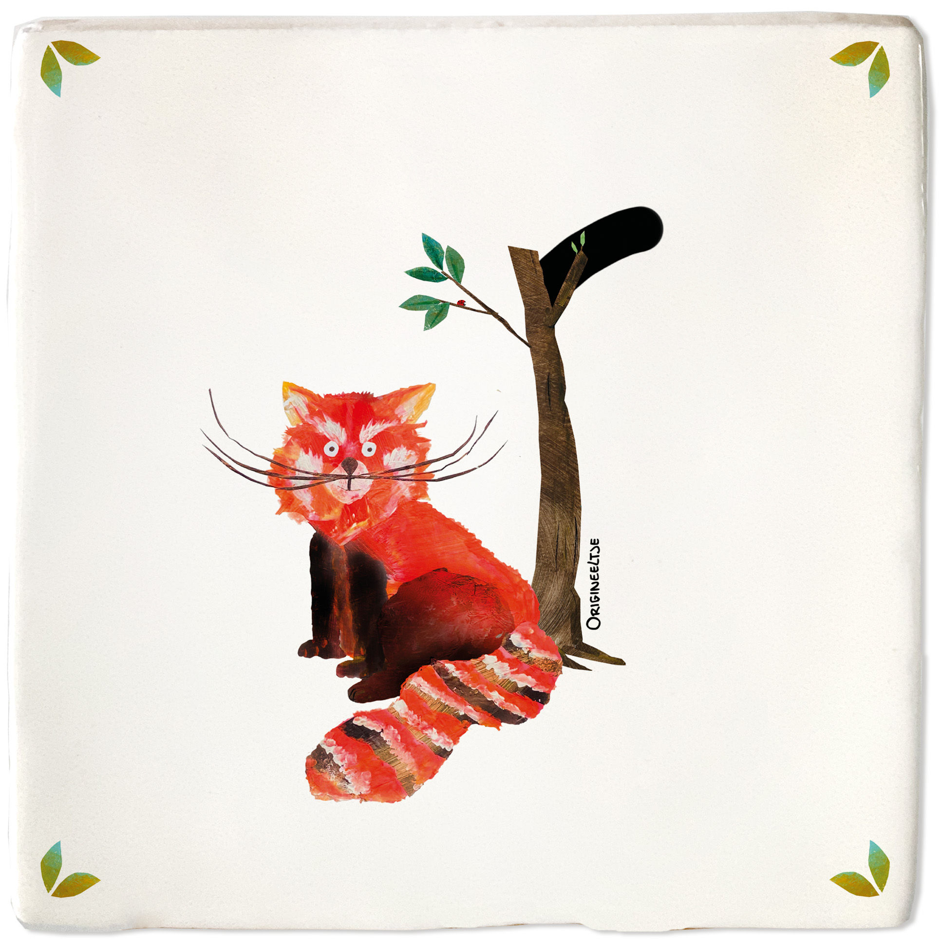 Letter Tegel | R is van Rode Panda en van...