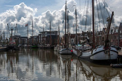 De Zuiderhaven in Harlingen