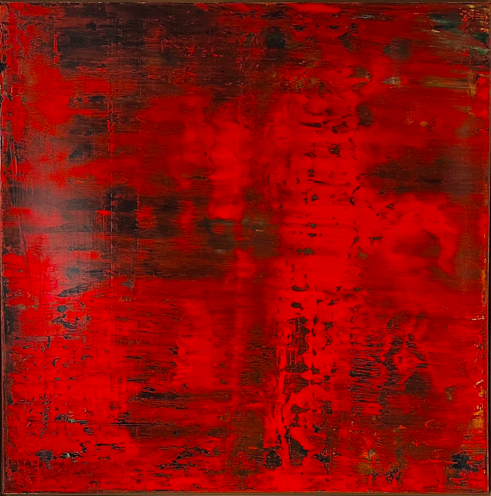 No. 1371_Untitled 2021, 120x120x2 cm (47.24x47.24x0.79 in)