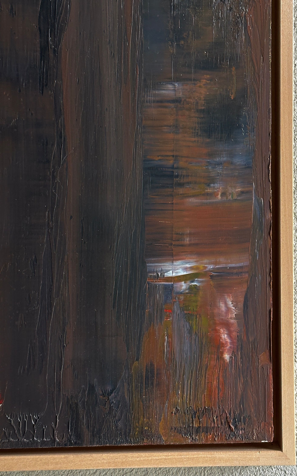 Miniature : No. 1600_Untitled 2024, 50x60x0,3 cm (19.69x23.62x0.11 in)