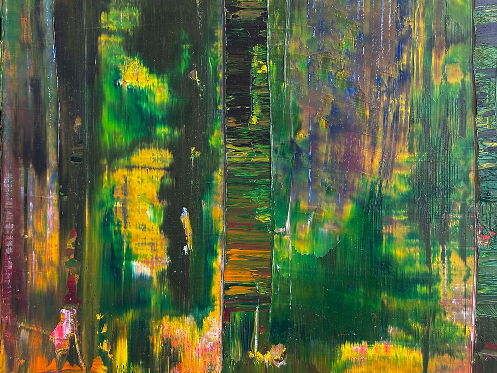 Miniaturbild: No. 1385_Brushwood 2024, 100x100x2 cm (39.37x39.37x0.79)