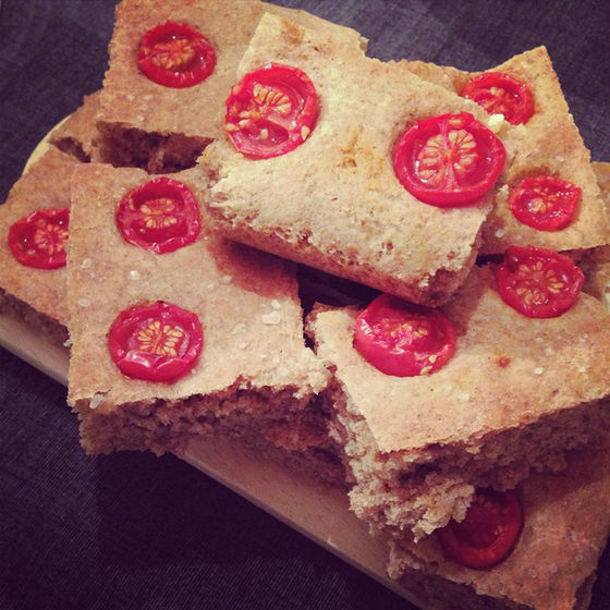 Focaccia di patate Vegan.