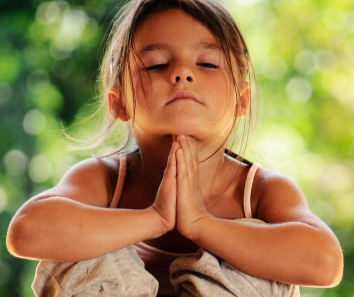 Enfant en pleine conscience