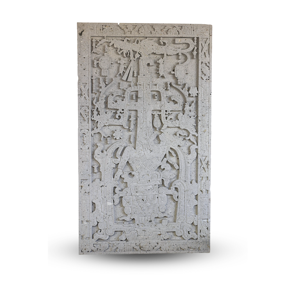 Placa Rey Pakal blanco mexicano.png