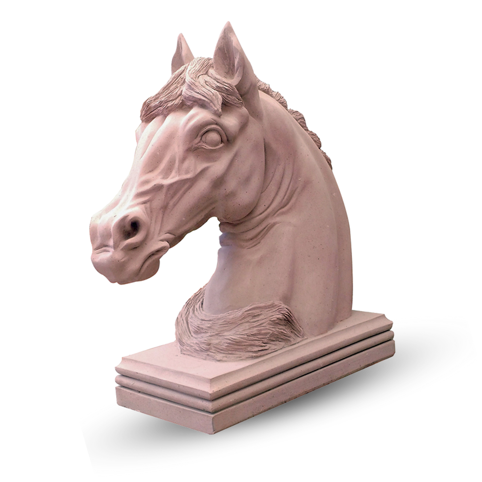 Remate de cabeza de caballo detallada rosa.png