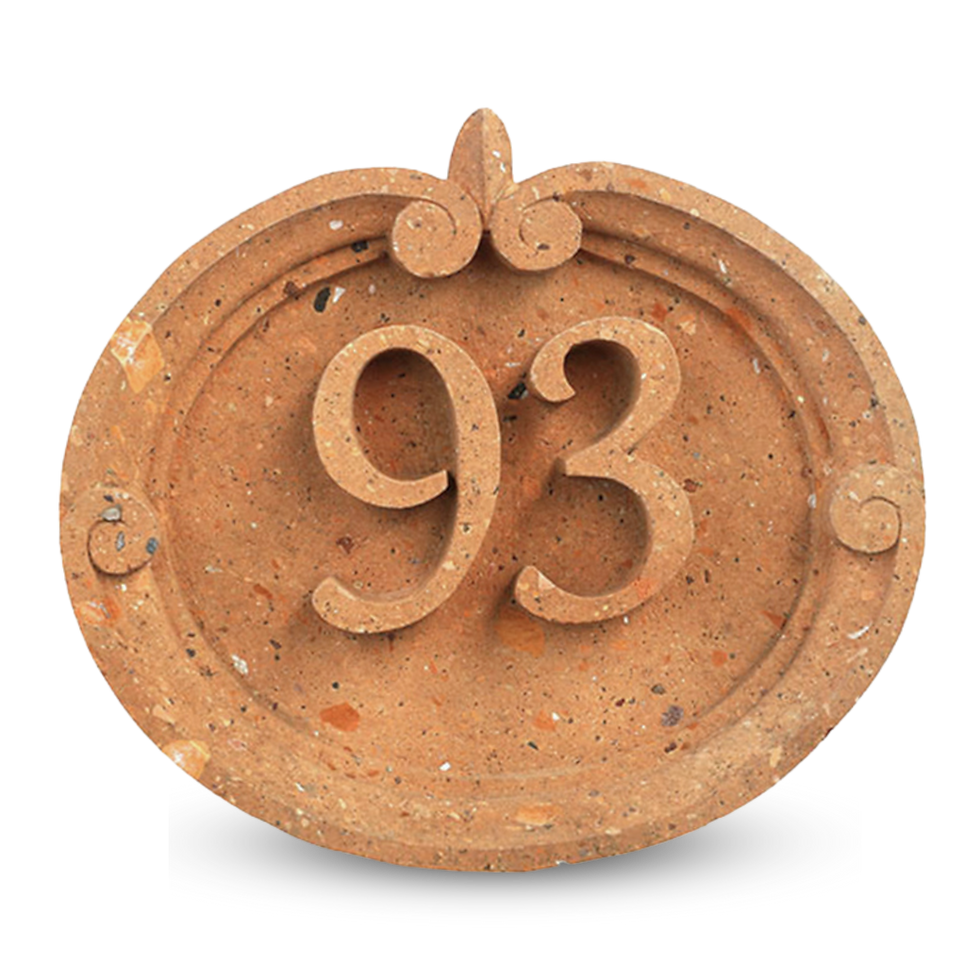 Número alto relieve con espirales y moldura naranja.png