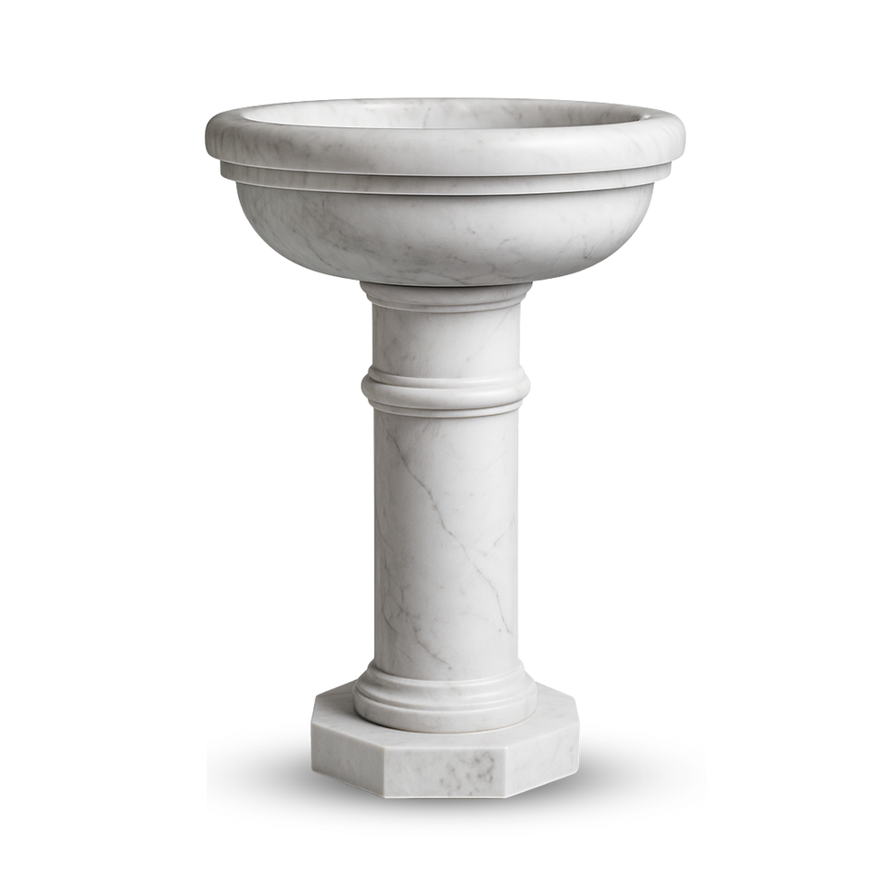 Pila bautismal sencilla de marmol.png