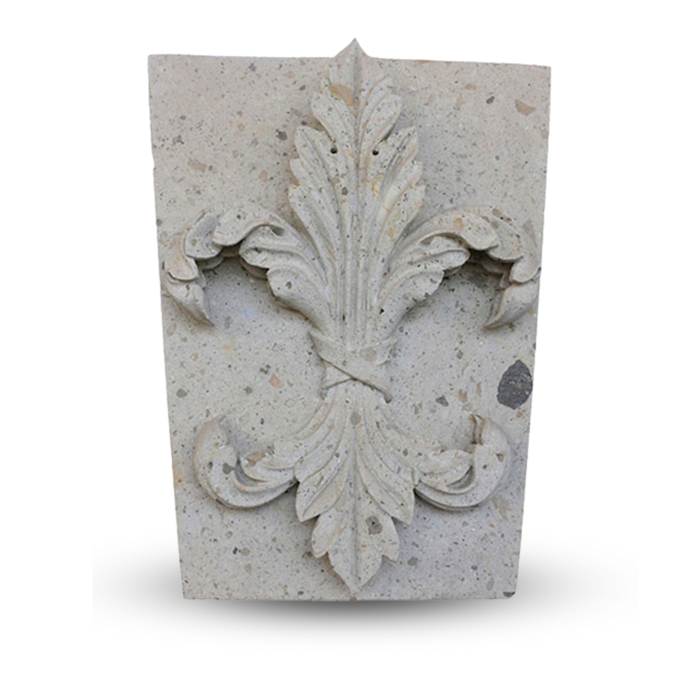 Clave flor de lis con hojas detalladas, blanco mexicano.png